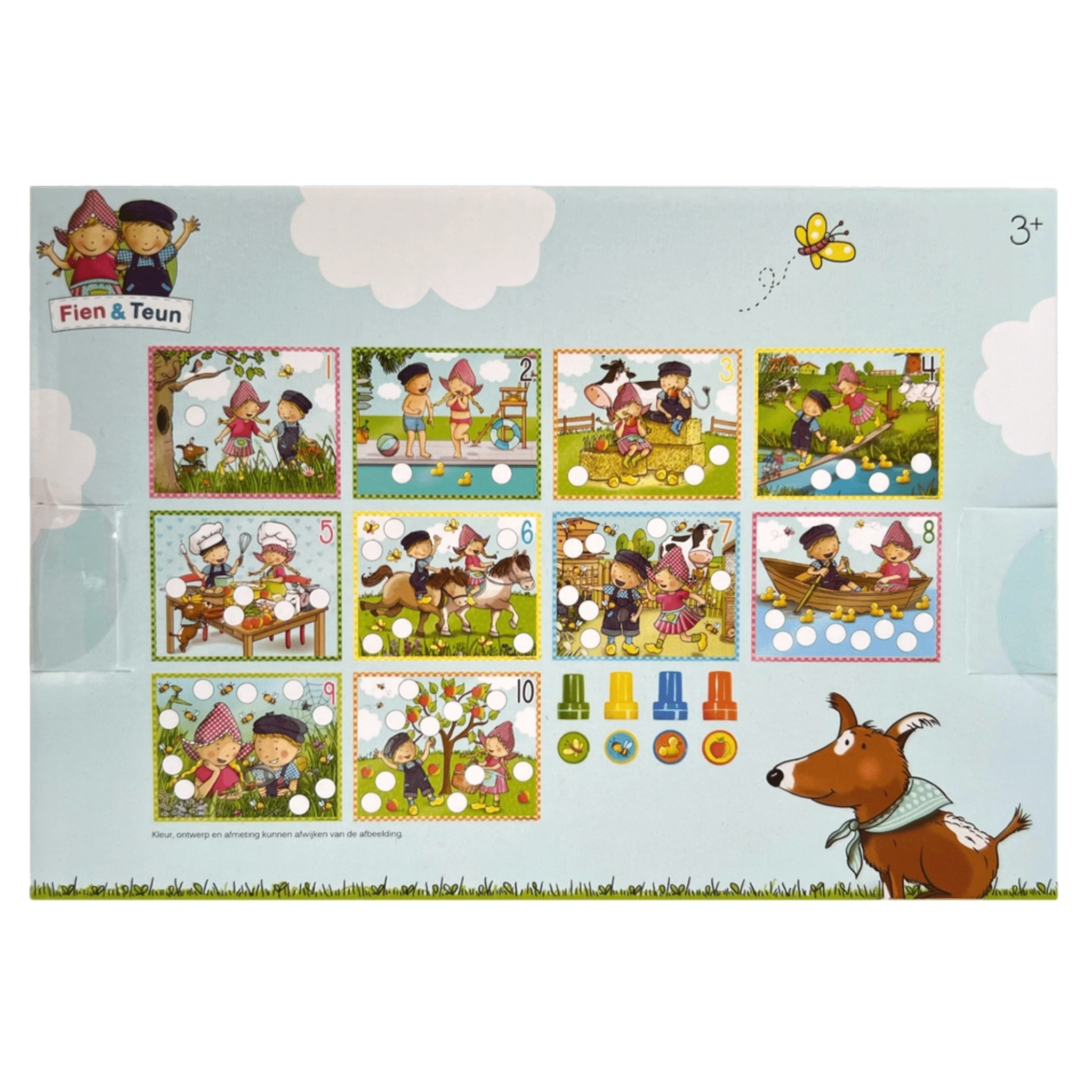 Fien & Teun - Educatieve stempelset - Van Hoorne Shop