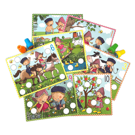 Fien & Teun - Educatieve stempelset - Van Hoorne Shop