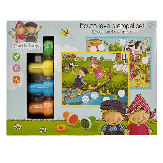 Fien & Teun - Educatieve stempelset - Van Hoorne Shop