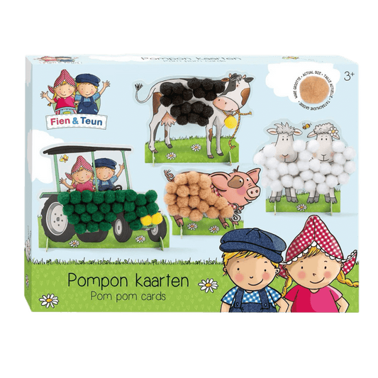 Fien & Teun - PomPom Plakken - Van Hoorne Shop