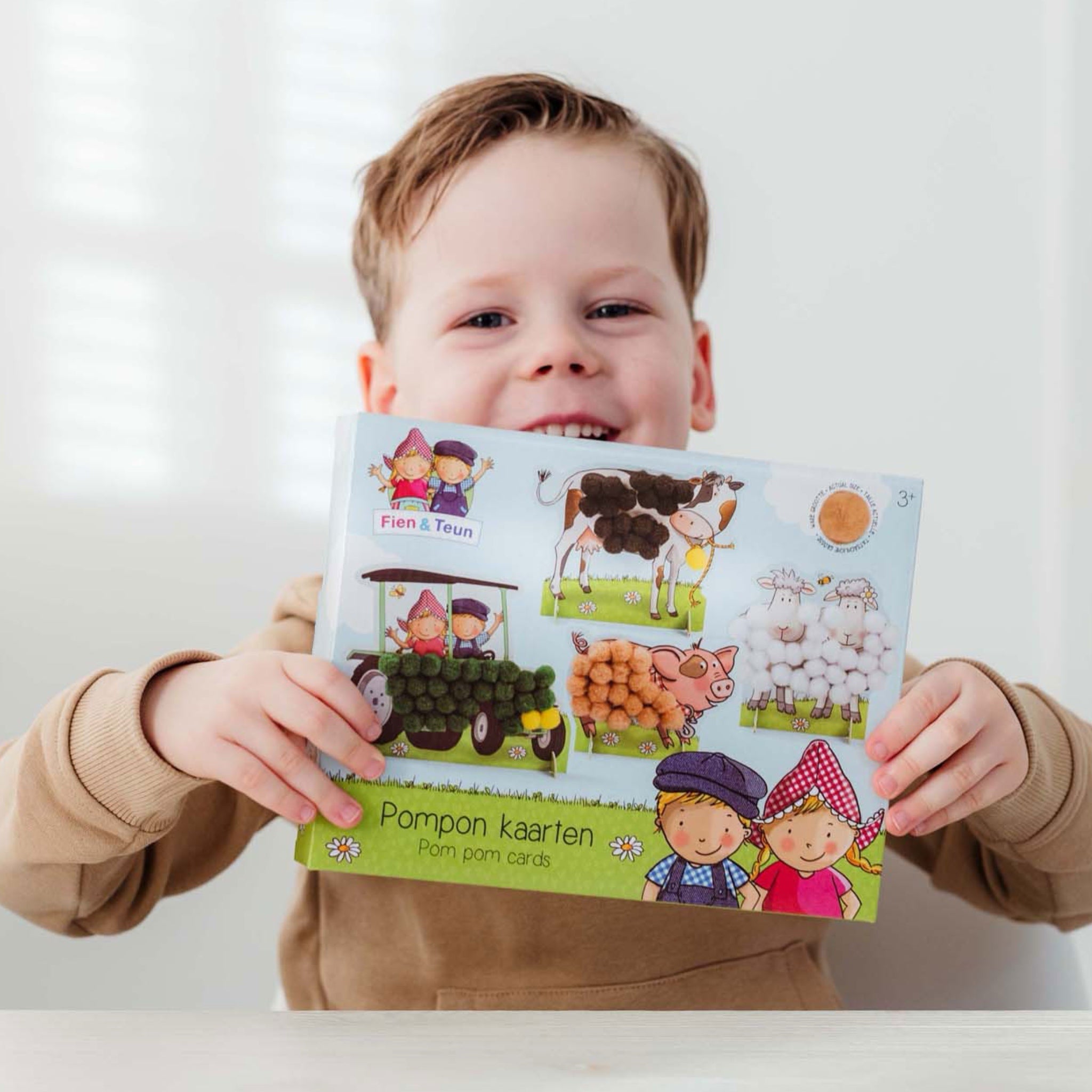 Fien & Teun - PomPom Plakken - Van Hoorne Shop