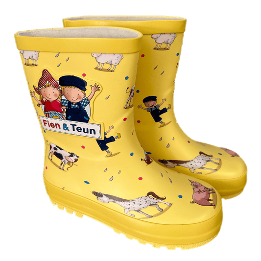 Fien & Teun - Regenlaarzen - Geel - Van Hoorne Shop