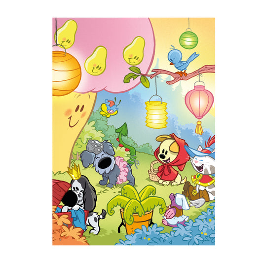 Woezel & Pip - Poster Feest & Tuinieren