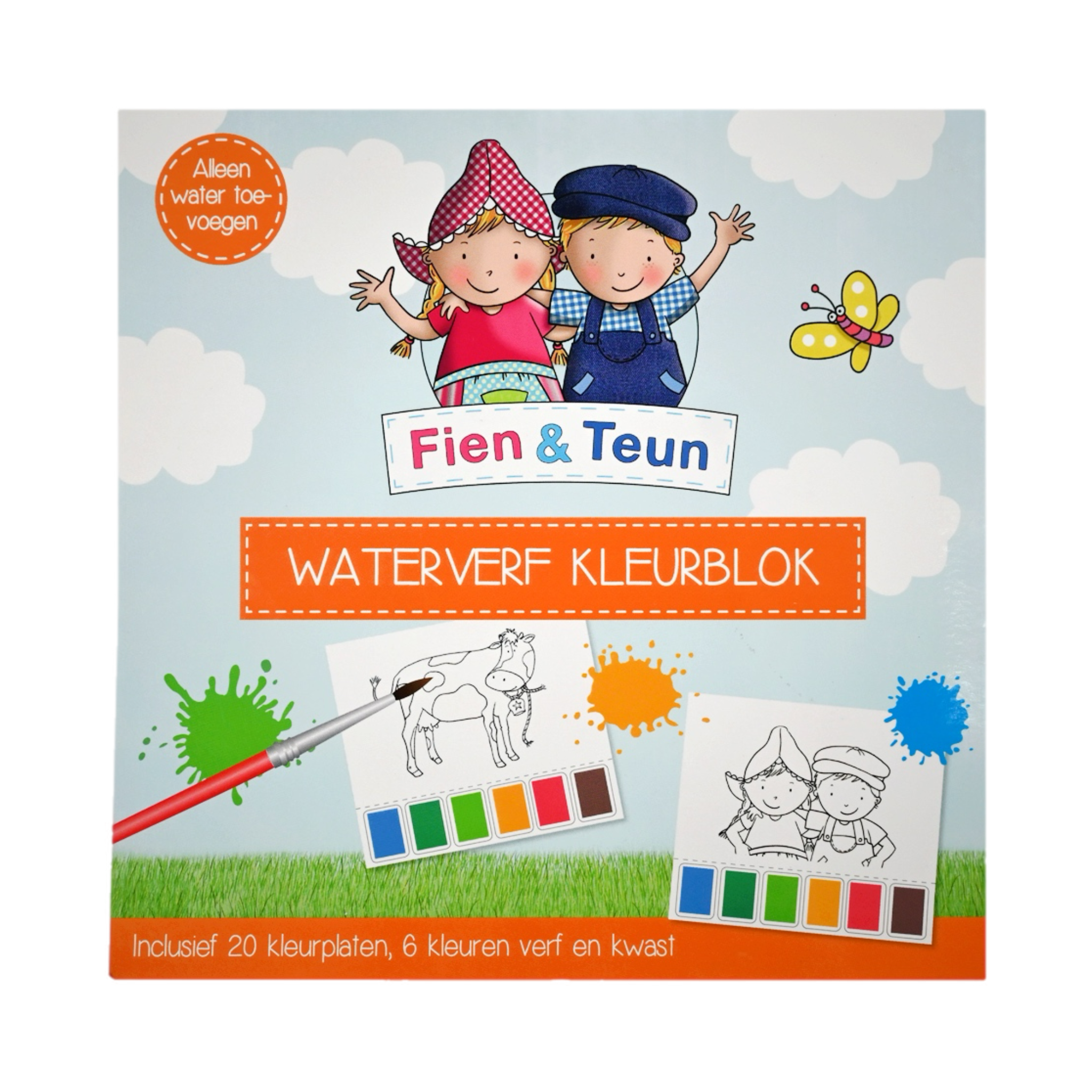 Fien & Teun - Waterverf kleurblok