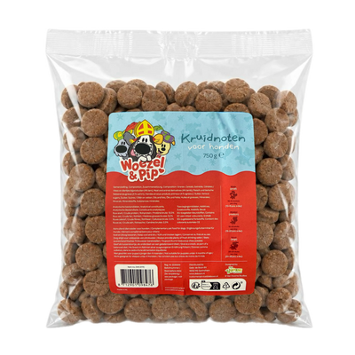 Woezel & Pip - kruidnoten voor hond zak 750gr
