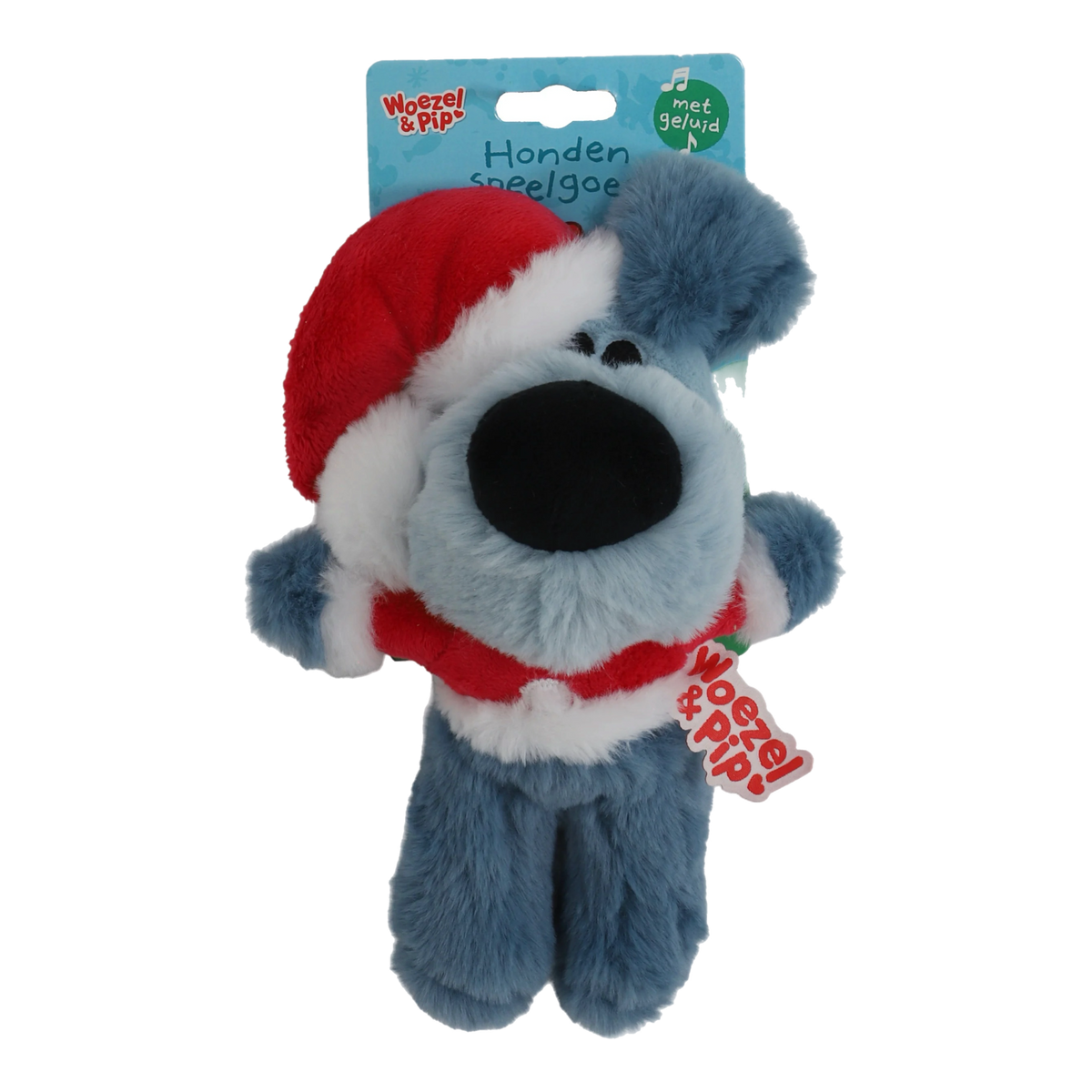 Woezel & Pip - Hondenspeelgoed Kerst Woezel touwskelet 23cm