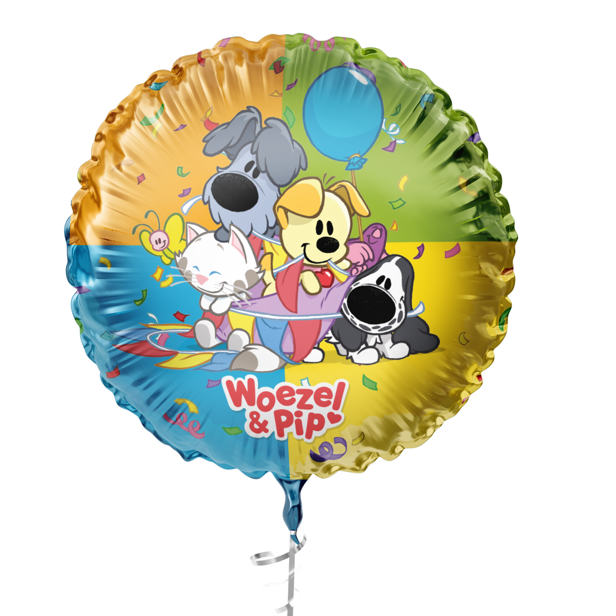 Woezel & Pip - Folieballon Woezel & Pip (Ø45cm)