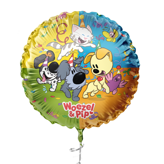Woezel & Pip - Folieballon Woezel & Pip (Ø45cm)
