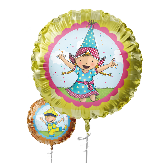 Fien & Teun - Folieballon Fien & Teun (Ø45cm)