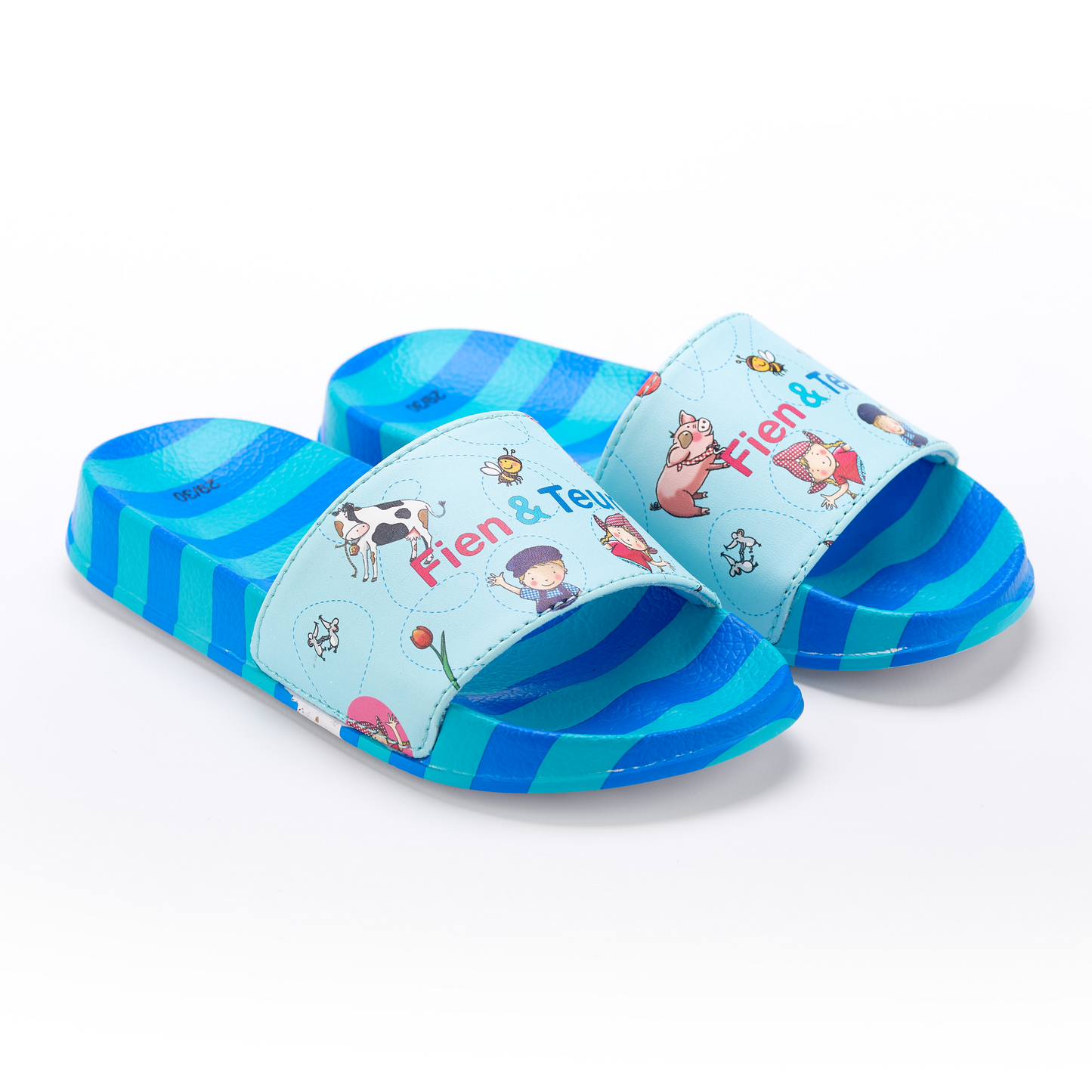 Fien & Teun - Bath slippers - Blue