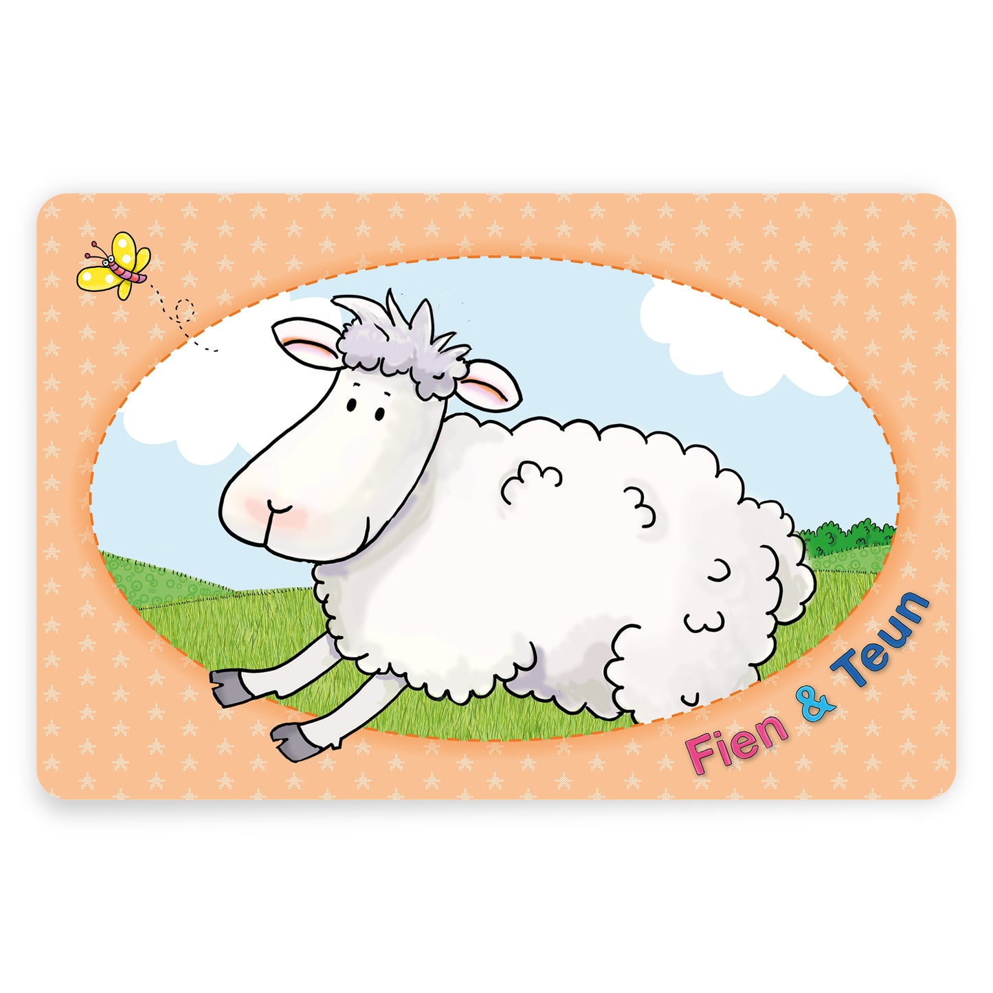 Fien & Teun - Placemat - Mike the sheep