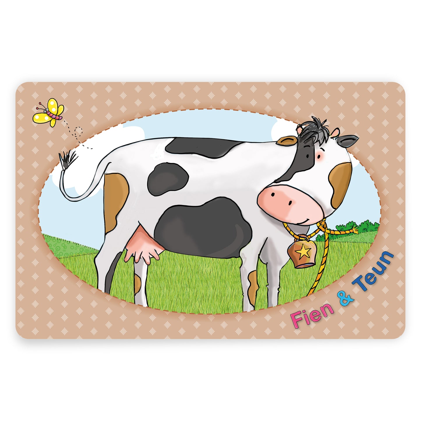 Fien & Teun - Placemat - Rosa the cow