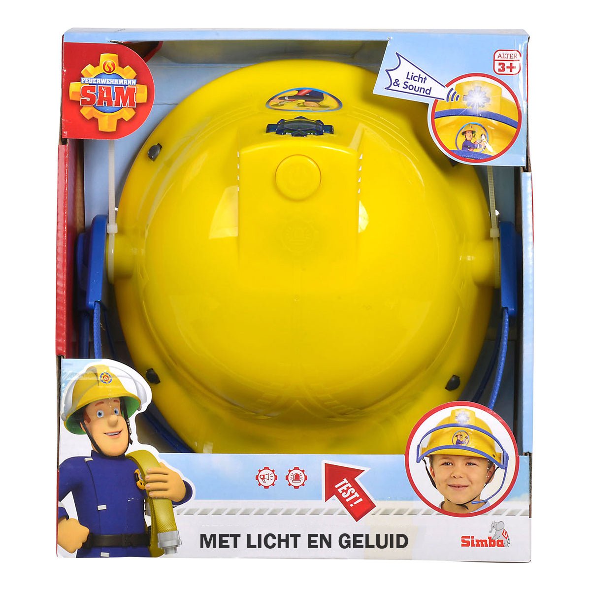 Brandweerman Sam - Helm (nieuw) - Van Hoorne Shop