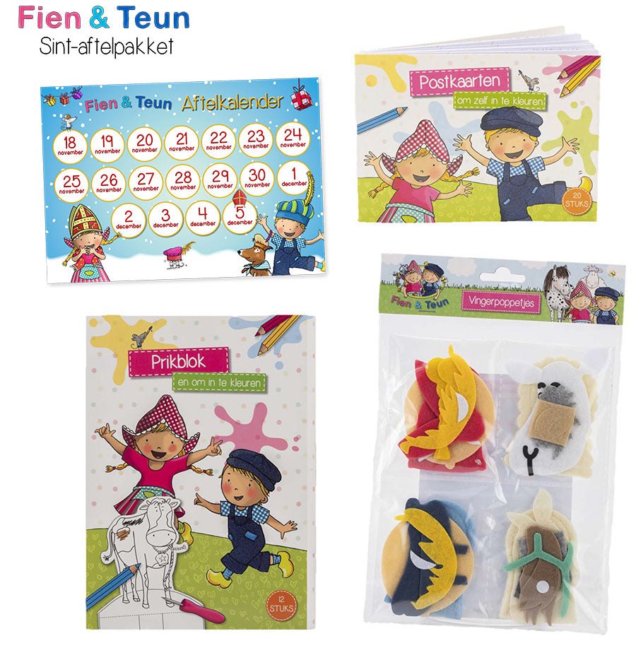 Fien & Teun - Aftelpakket Sinterklaas - Van Hoorne Shop