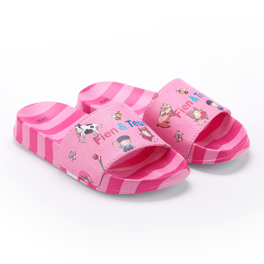 Fien & Teun - Badslippers - Roze - Van Hoorne Shop