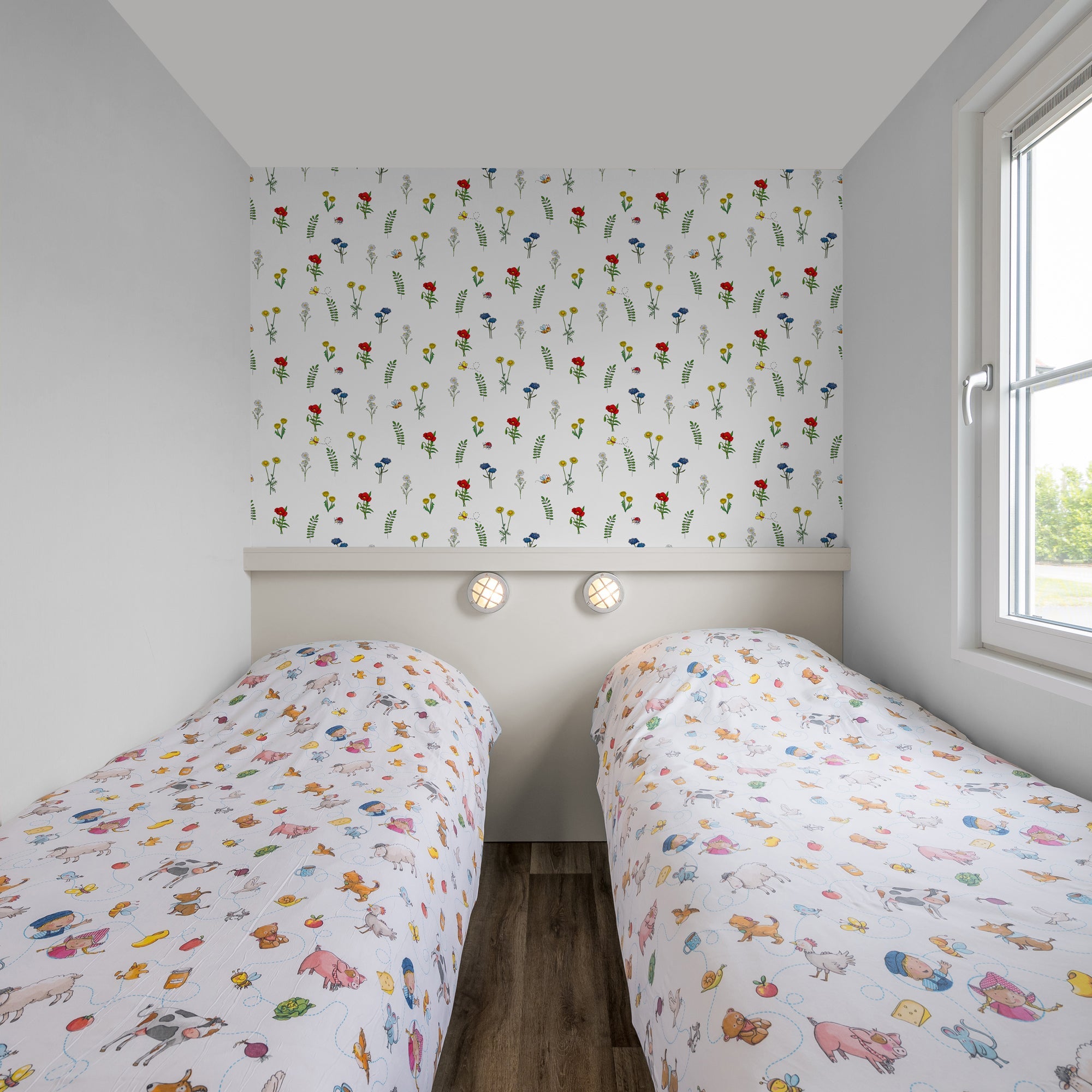 Fien & Teun - Behang Bloemenfeest - Van Hoorne Shop