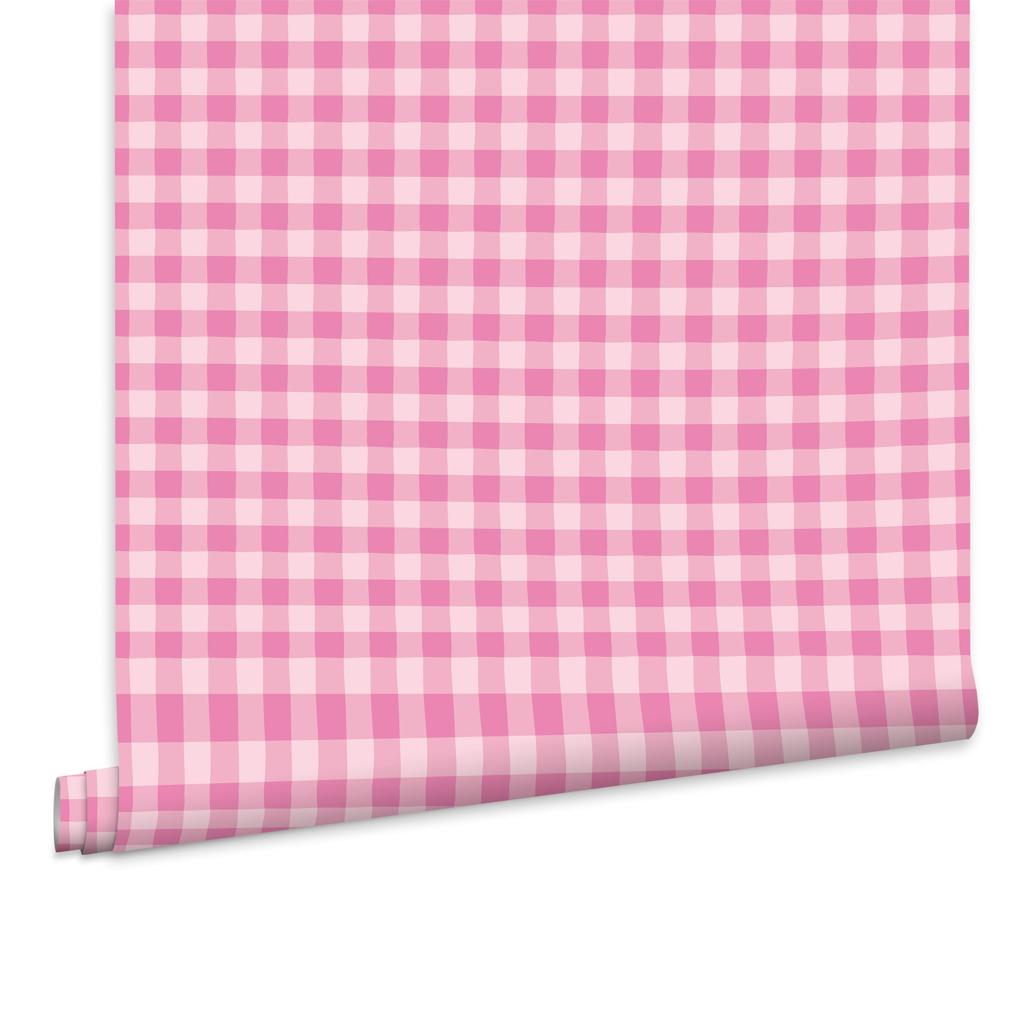 Fien & Teun - Behang Boerenruit roze - Van Hoorne Shop