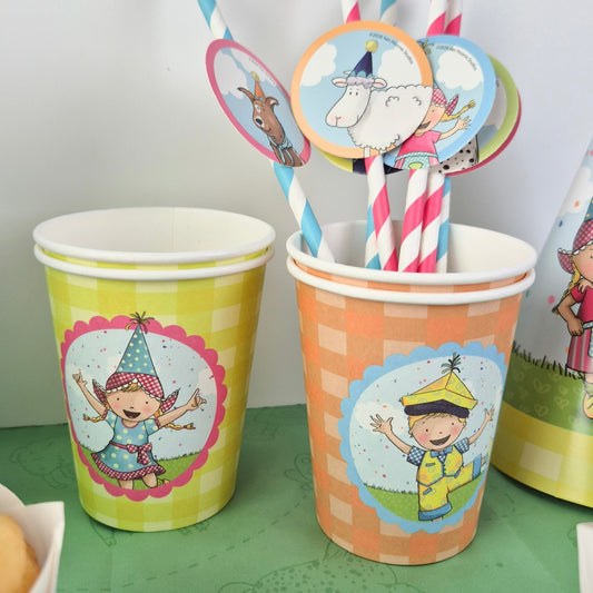 Fien & Teun - Bekers Fien & Teun (8st, 250ml) - Van Hoorne Shop