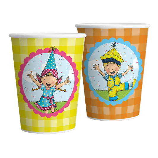 Fien & Teun - Bekers Fien & Teun (8st, 250ml) - Van Hoorne Shop