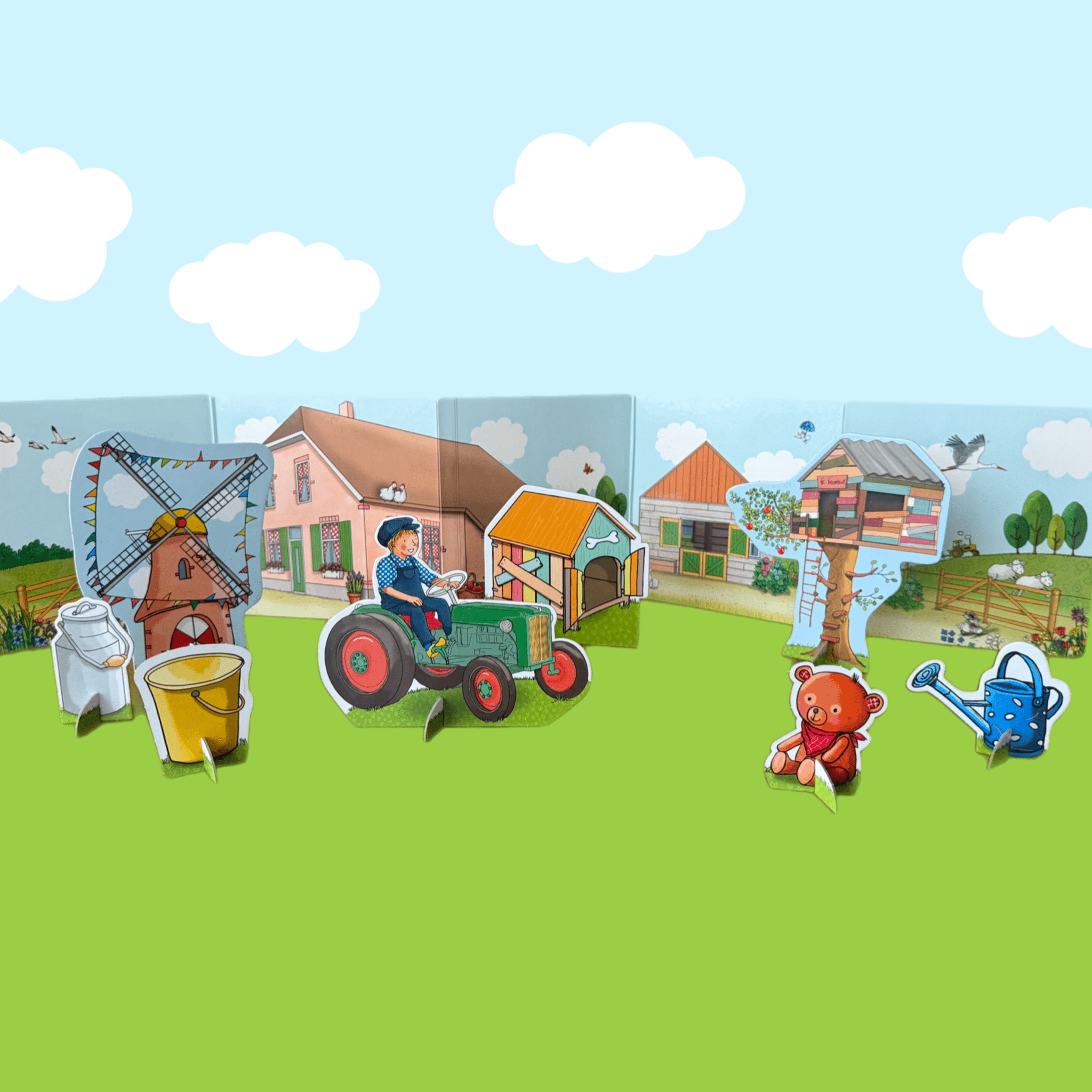 Fien & Teun – Bouw - en voorleesboek - Op de Boerderij - Van Hoorne Shop