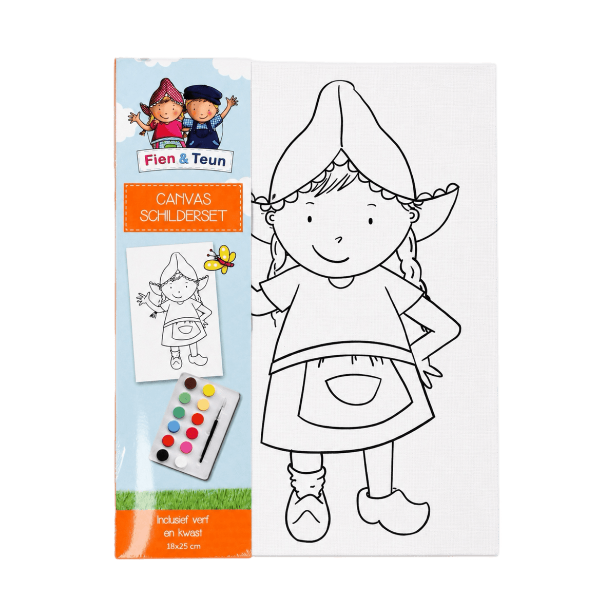 Fien & Teun - Canvas schilderij Fien - Van Hoorne Shop