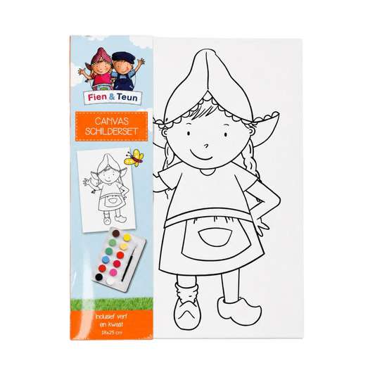 Fien & Teun - Canvas schilderij Fien - Van Hoorne Shop