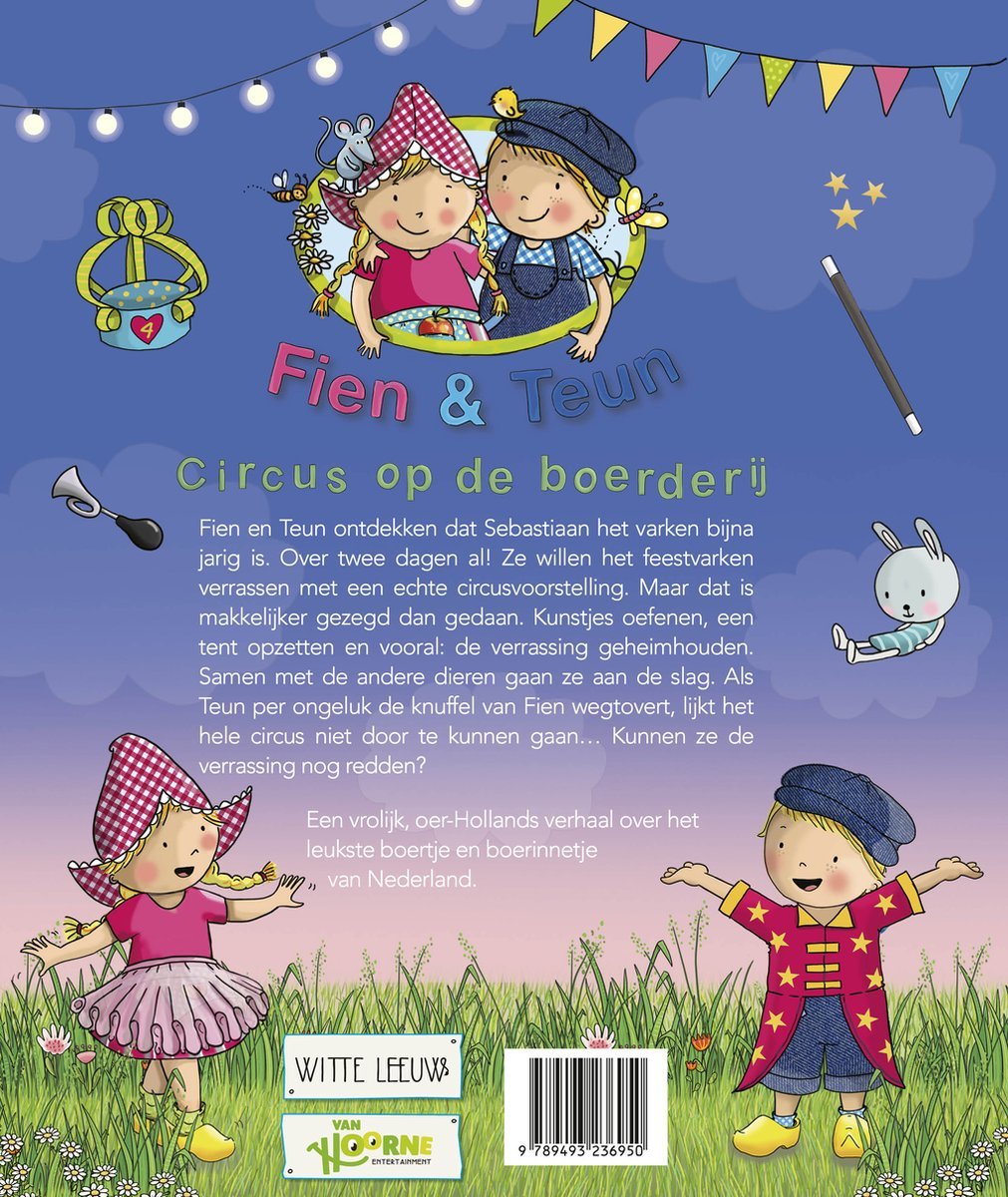 Fien & Teun - Circus op de boerderij (filmboek) - Van Hoorne Shop