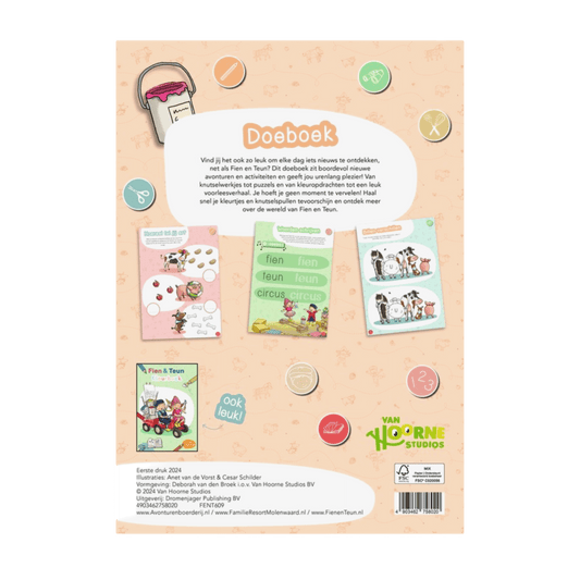 Fien & Teun doeboek 2024 - Van Hoorne Shop