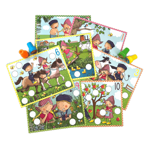 Fien & Teun - Educatieve stempelset - Van Hoorne Shop
