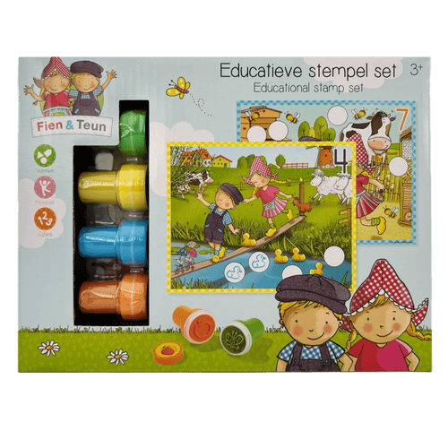 Fien & Teun - Educatieve stempelset - Van Hoorne Shop