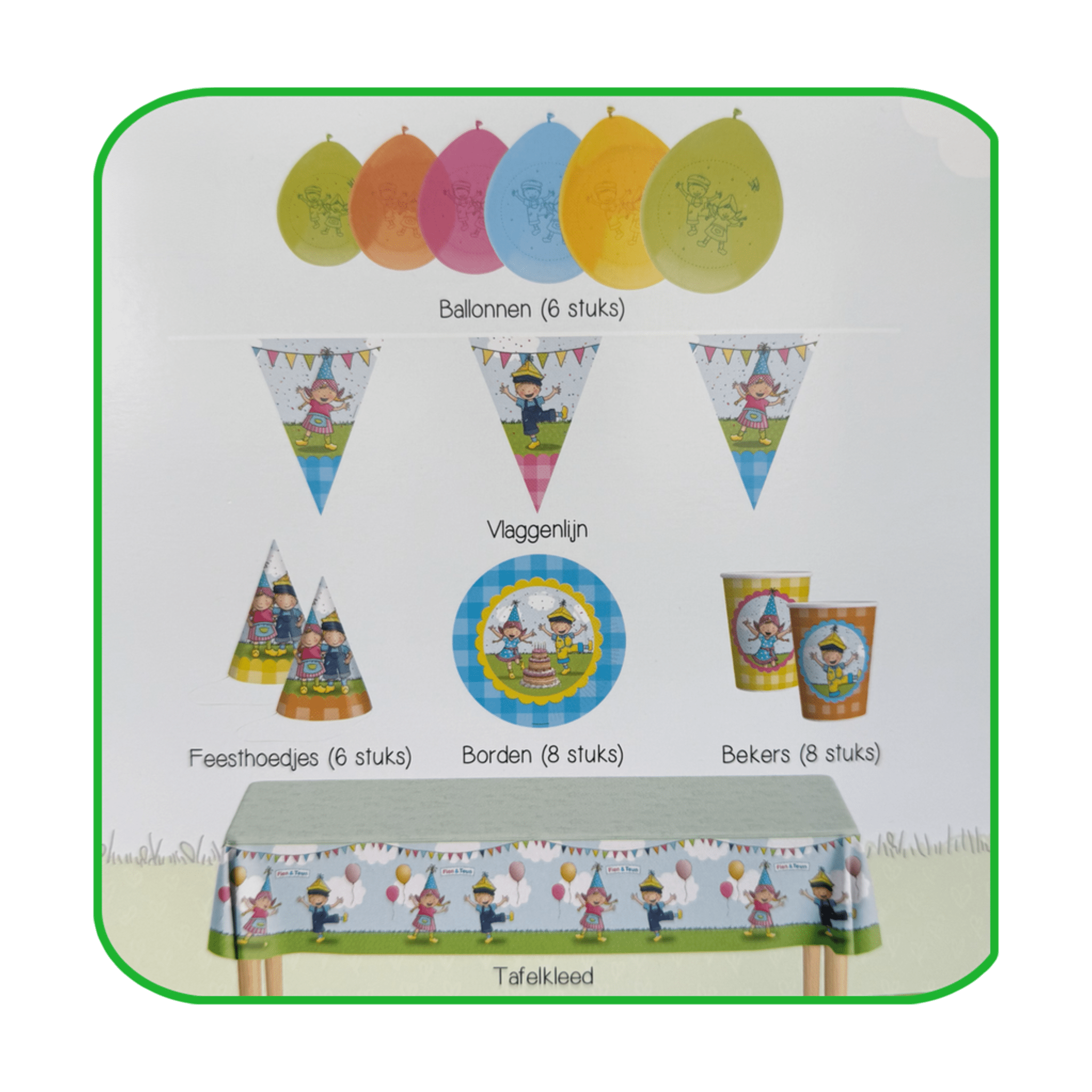 Fien & Teun - Feestbox Fien & Teun - Van Hoorne Shop