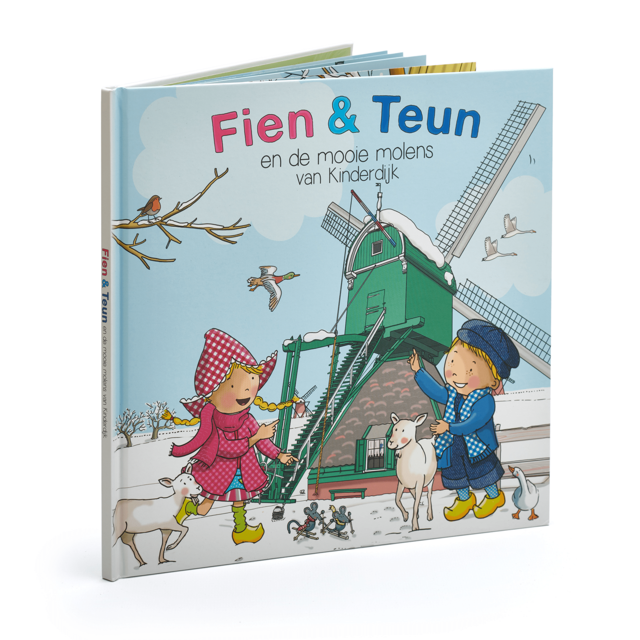 Fien & Teun - Fien & Teun en de mooie molens van Kinderdijk - Van Hoorne Shop