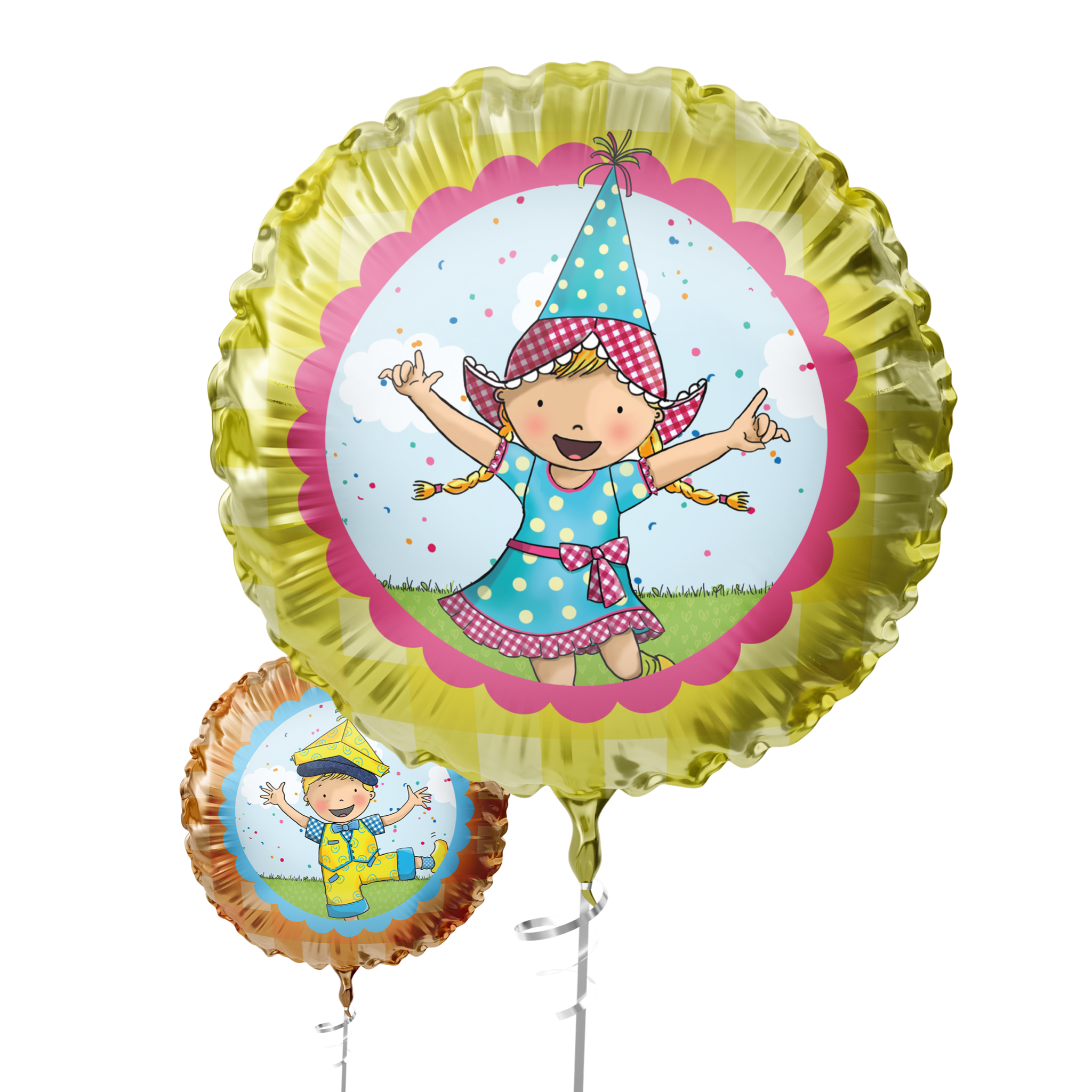 Fien & Teun - Folieballon Fien & Teun (Ø45cm) - Van Hoorne Shop