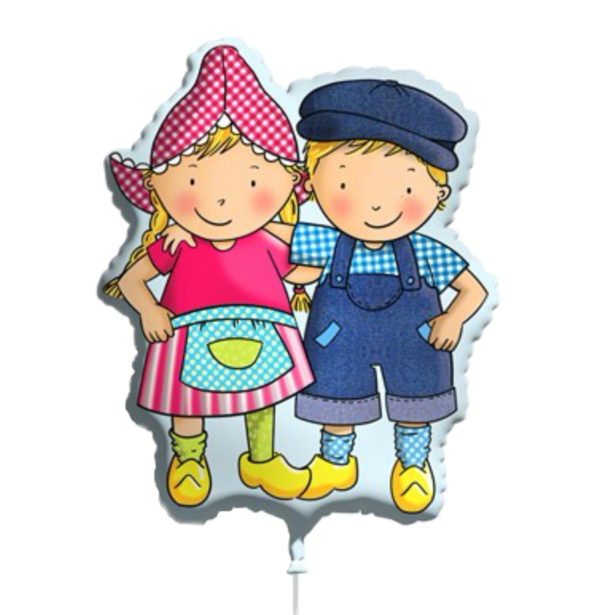 Fien & Teun - Folieballon Fien & Teun Shape (60cm) - Van Hoorne Shop