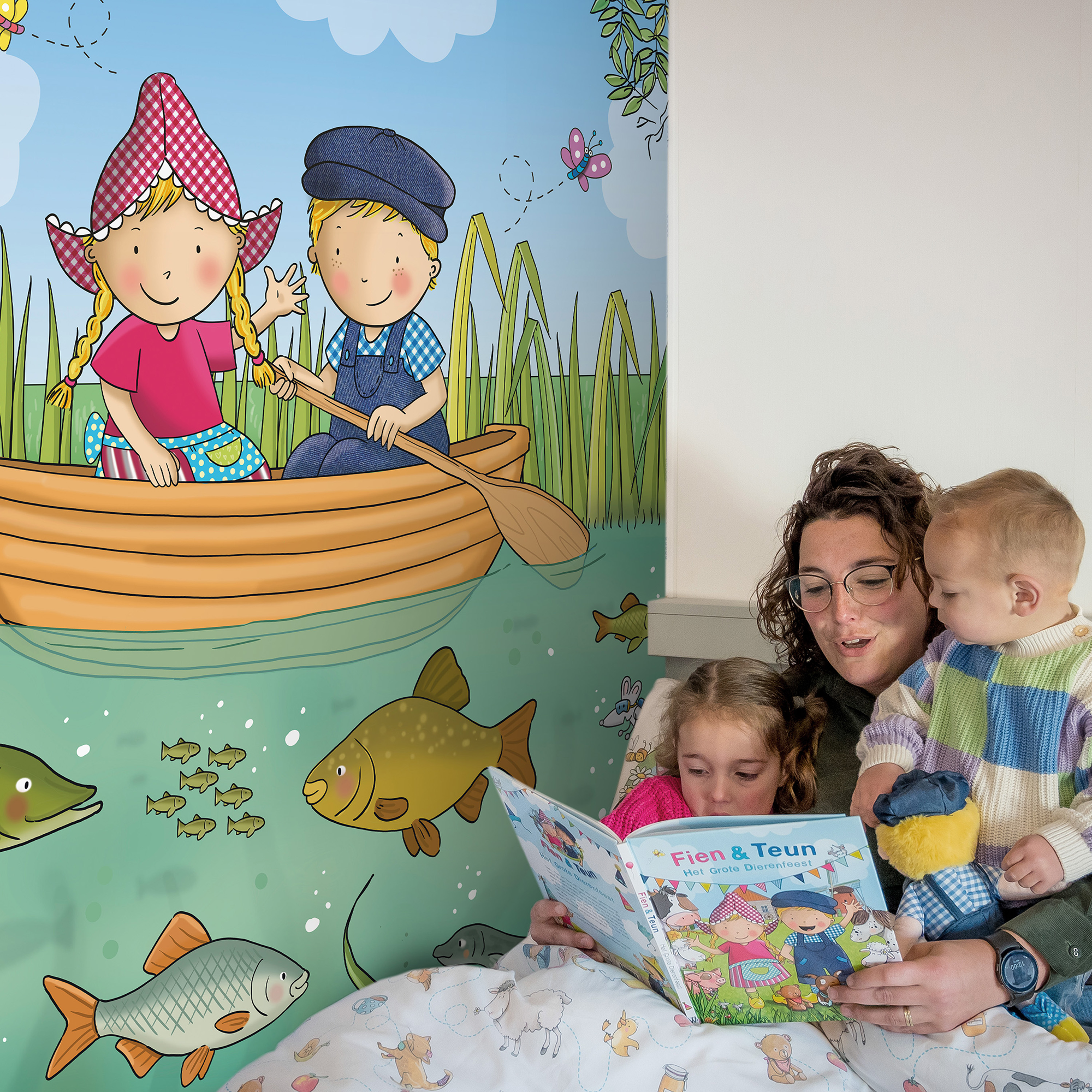 Fien & Teun - Fotobehang Schippers - Van Hoorne Shop