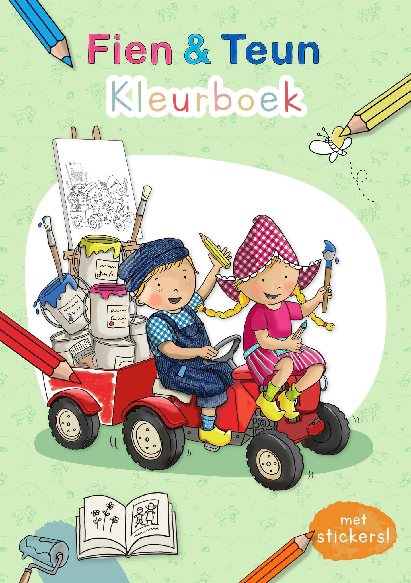 Fien & Teun Kleurboek 2024 - Van Hoorne Shop