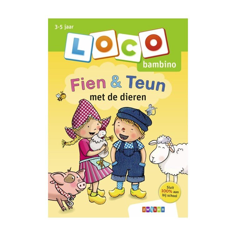 Fien & Teun - Loco - met de dieren - Van Hoorne Shop