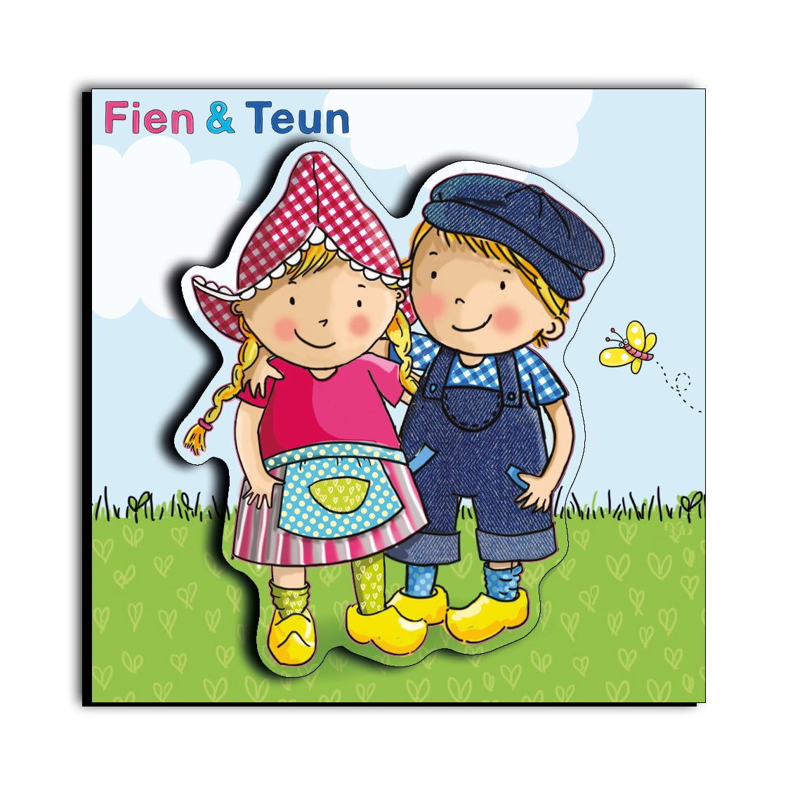Fien & Teun - Magneet - Hout – Van Hoorne Shop