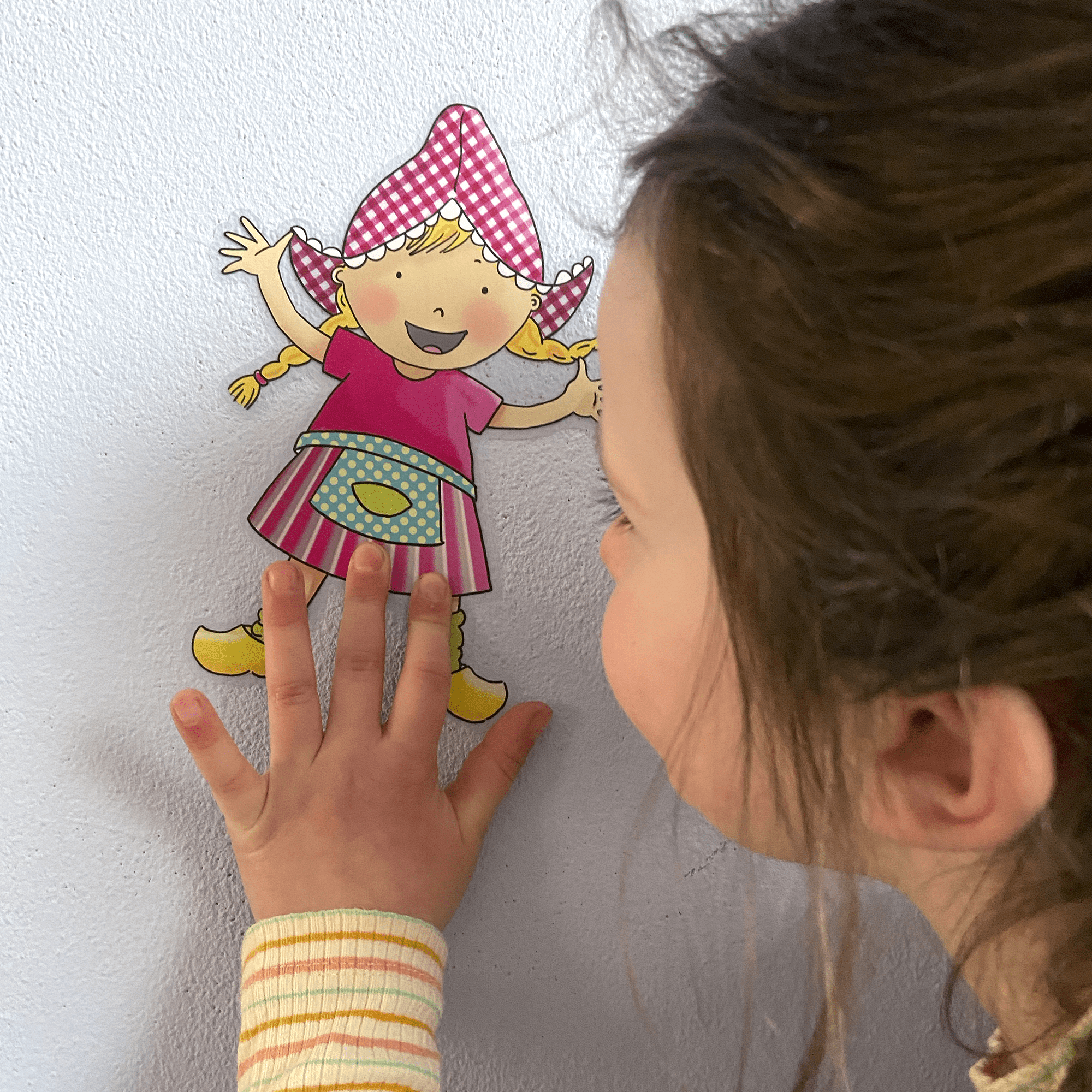 Fien & Teun - Muursticker A4 set - Van Hoorne Shop