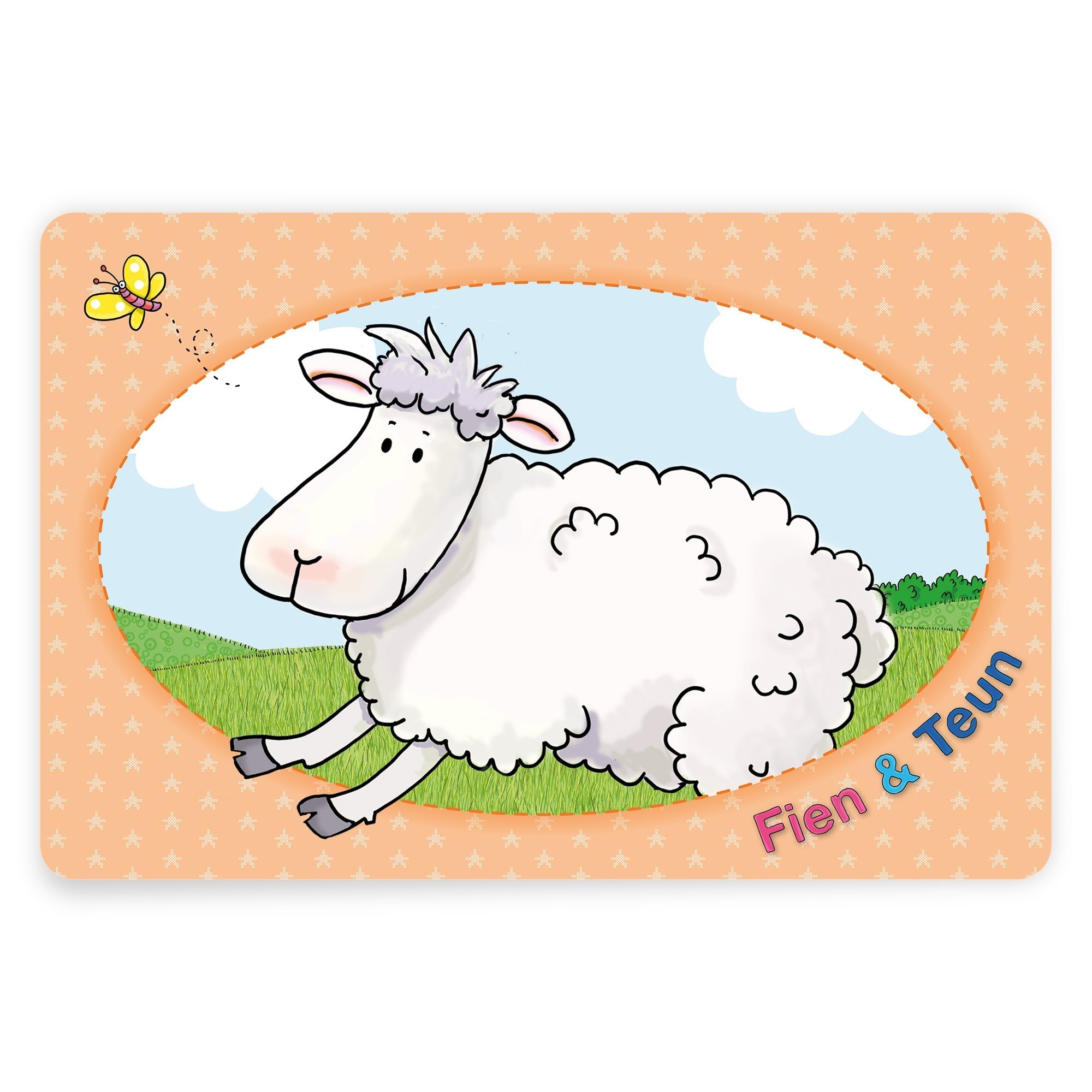 Fien & Teun - Placemat - Mike het schaap - Van Hoorne Shop