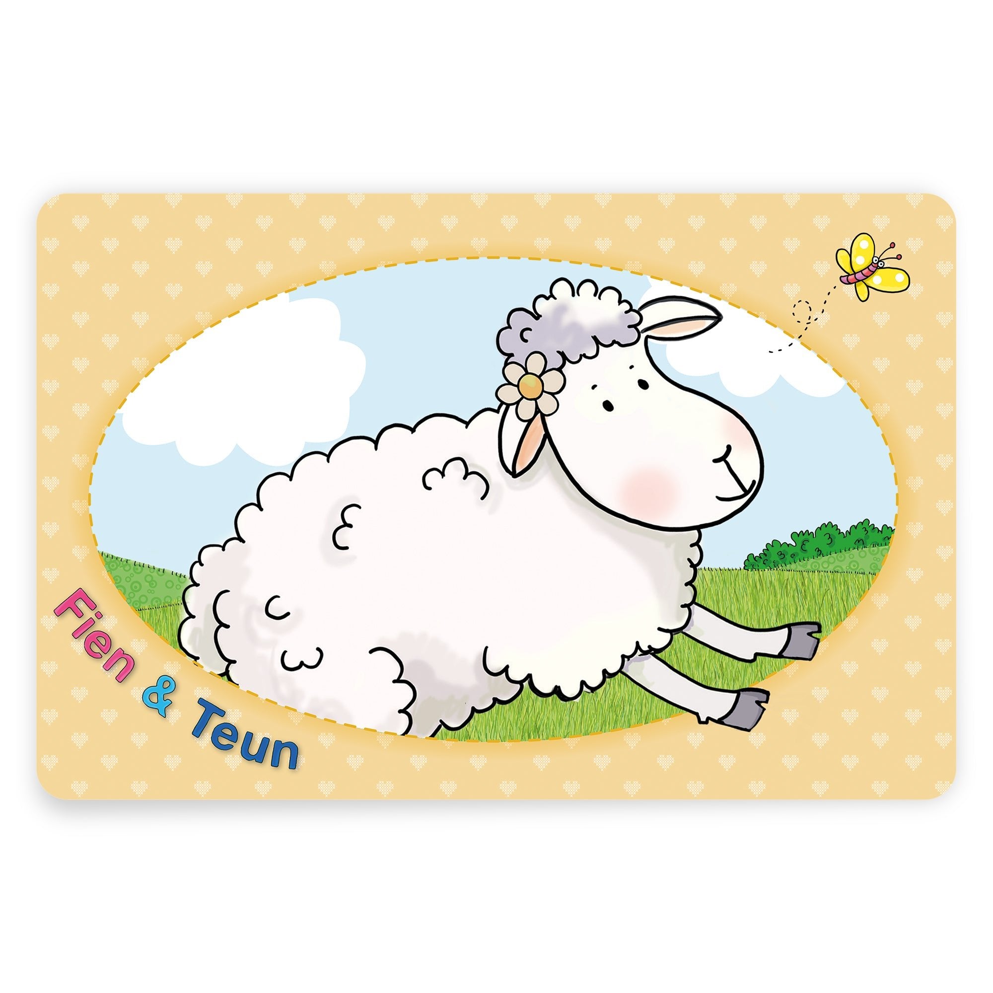 Fien & Teun - Placemat - Molly het schaap - Van Hoorne Shop