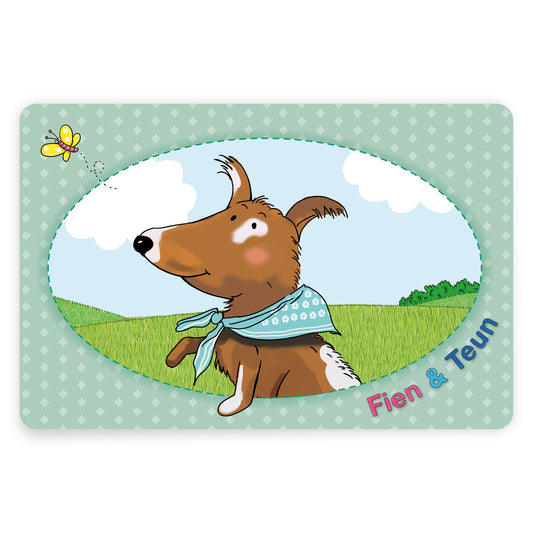 Fien & Teun - Placemat - Pim de hond - Van Hoorne Shop