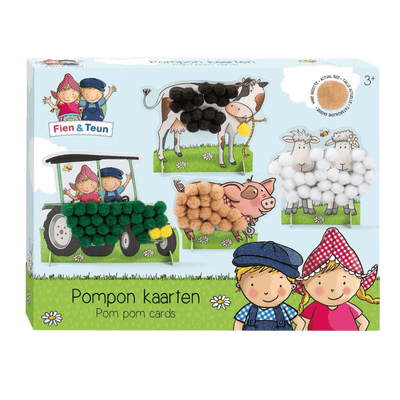 Fien & Teun - PomPom Plakken - Van Hoorne Shop