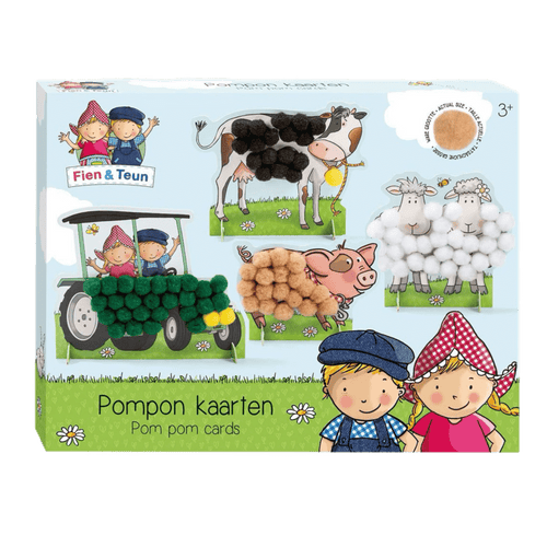 Fien & Teun - PomPom Plakken - Van Hoorne Shop