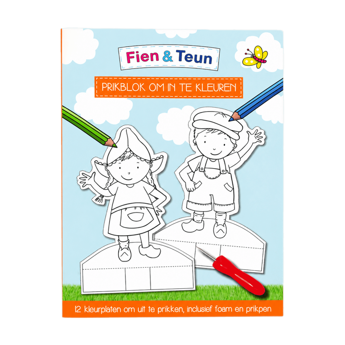 Fien & Teun - Prikblok om in te kleuren - Van Hoorne Shop