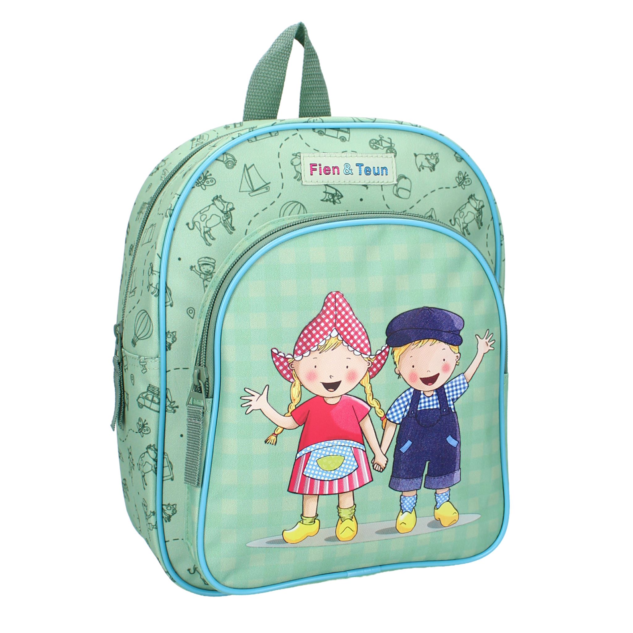 Fien & Teun - Rugzak - Blauw - Van Hoorne Shop