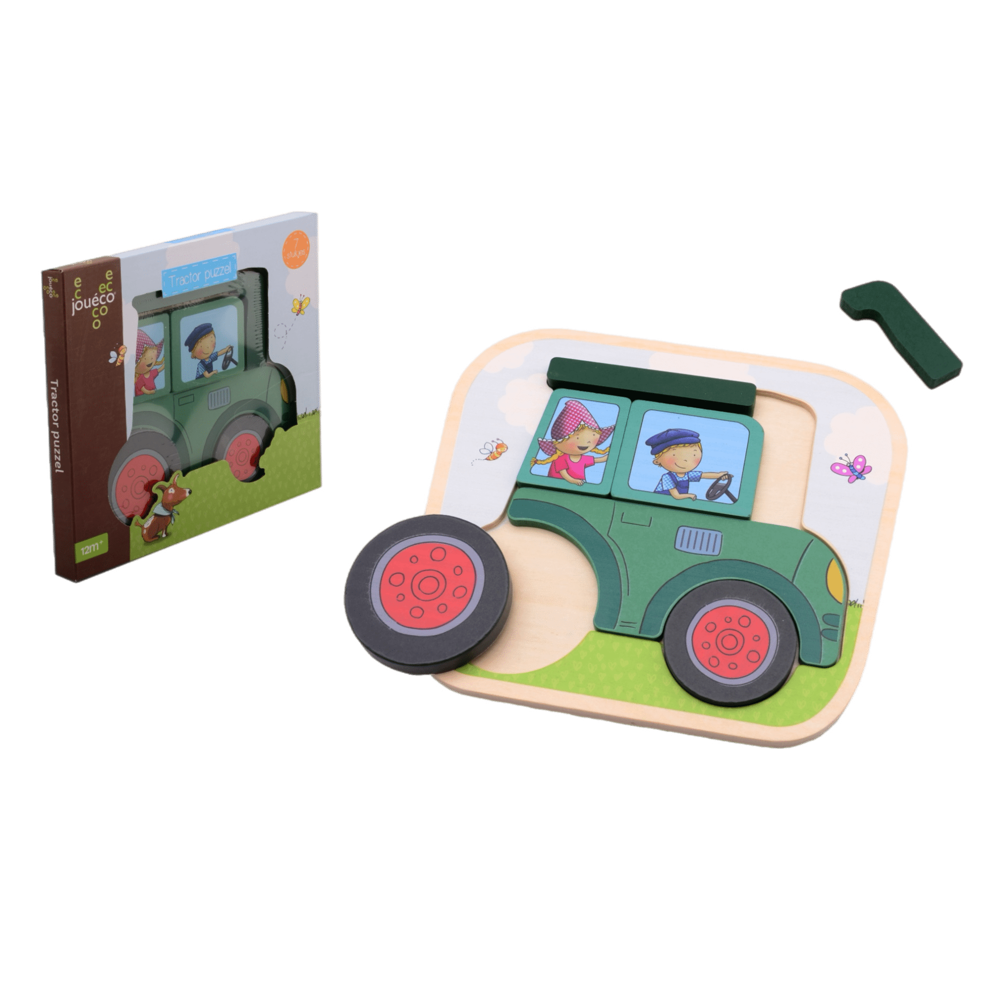 Fien & Teun - Tractor Puzzel - Van Hoorne Shop