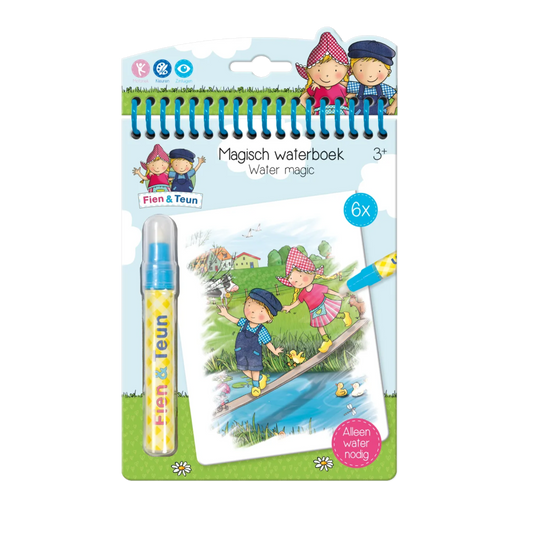 Fien & Teun - Watertekenboekje - Van Hoorne Shop