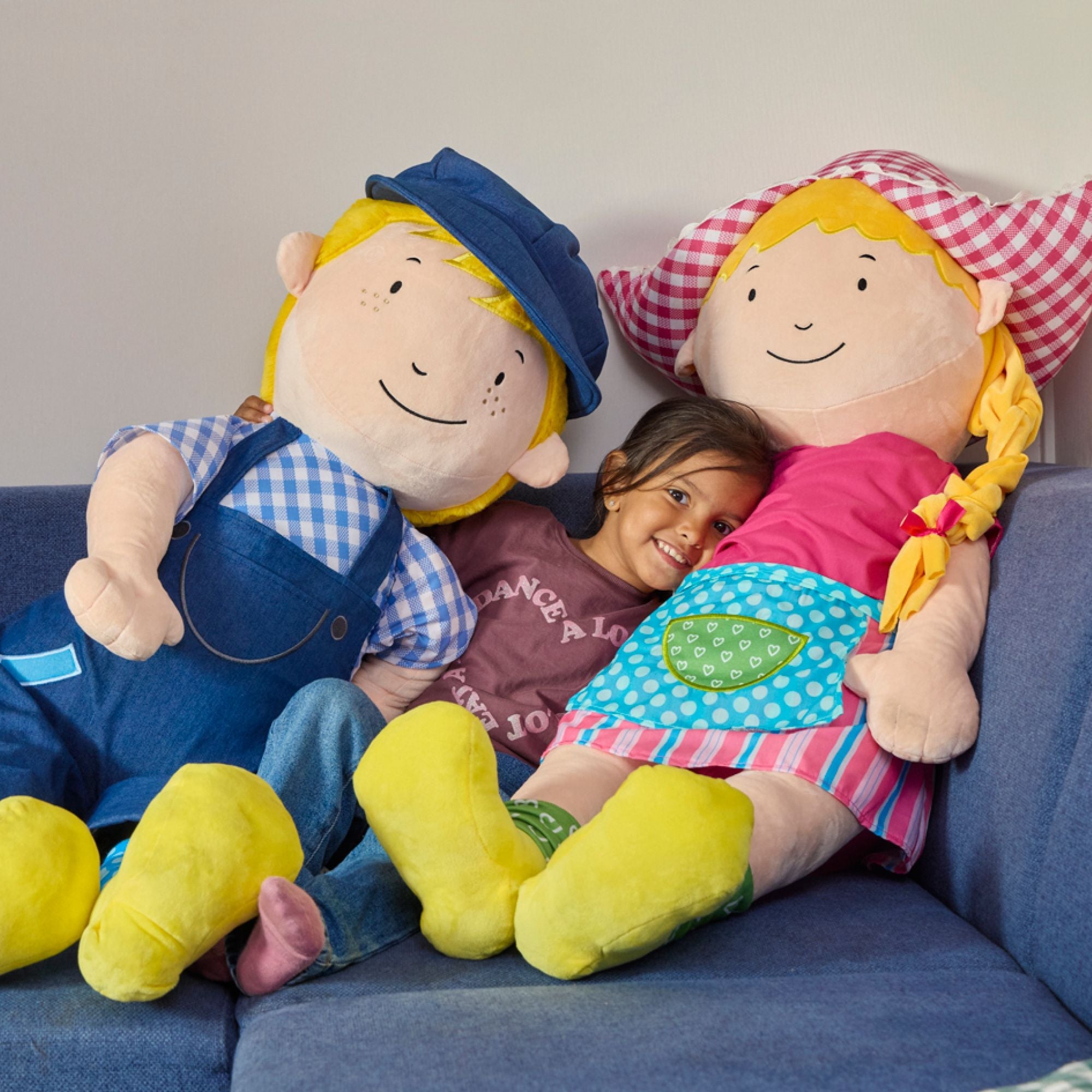 Fien & Teun - XXL knuffel Teun - Van Hoorne Shop