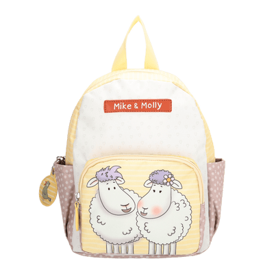 Mike & Molly - Rugzak zachtgeel 30 cm - Van Hoorne Shop